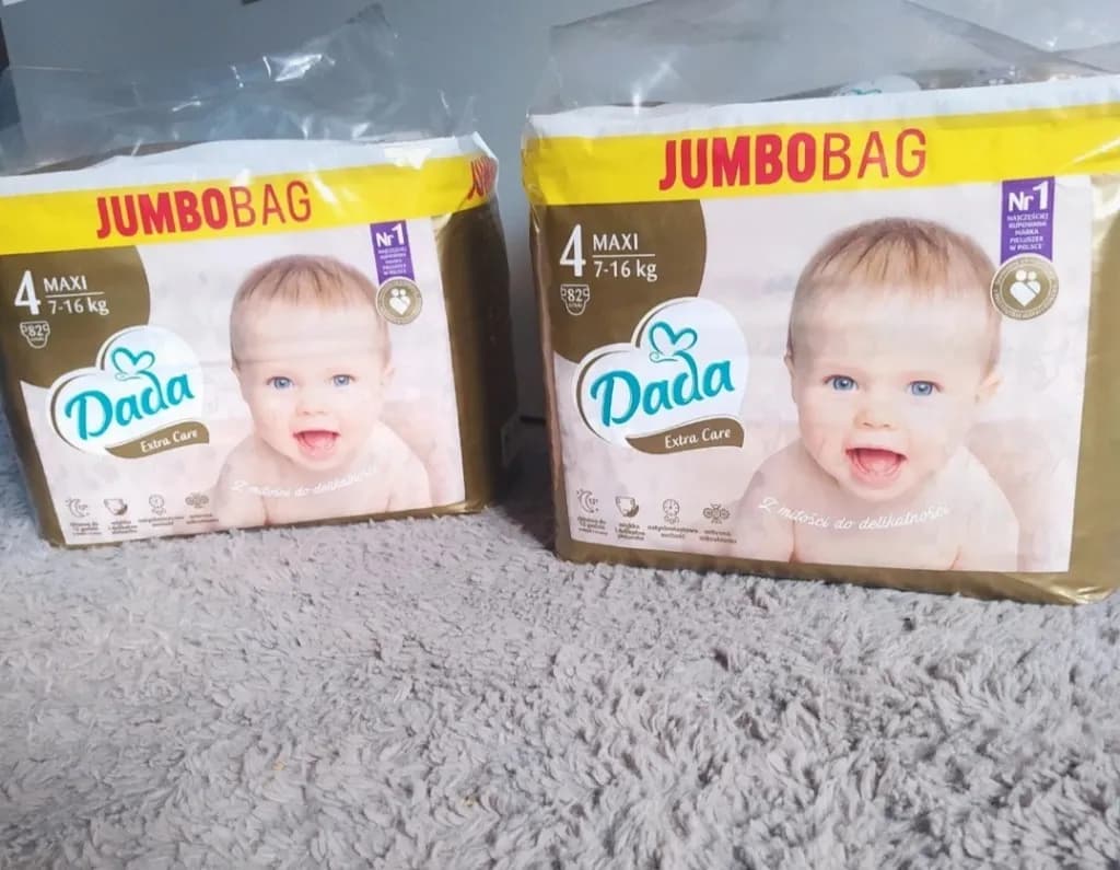 Ile pieluszek Dada 4 w paczce? Sprawdź dostępne opcje i ilości